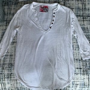 Nation Size Small 3/4 Length Tee